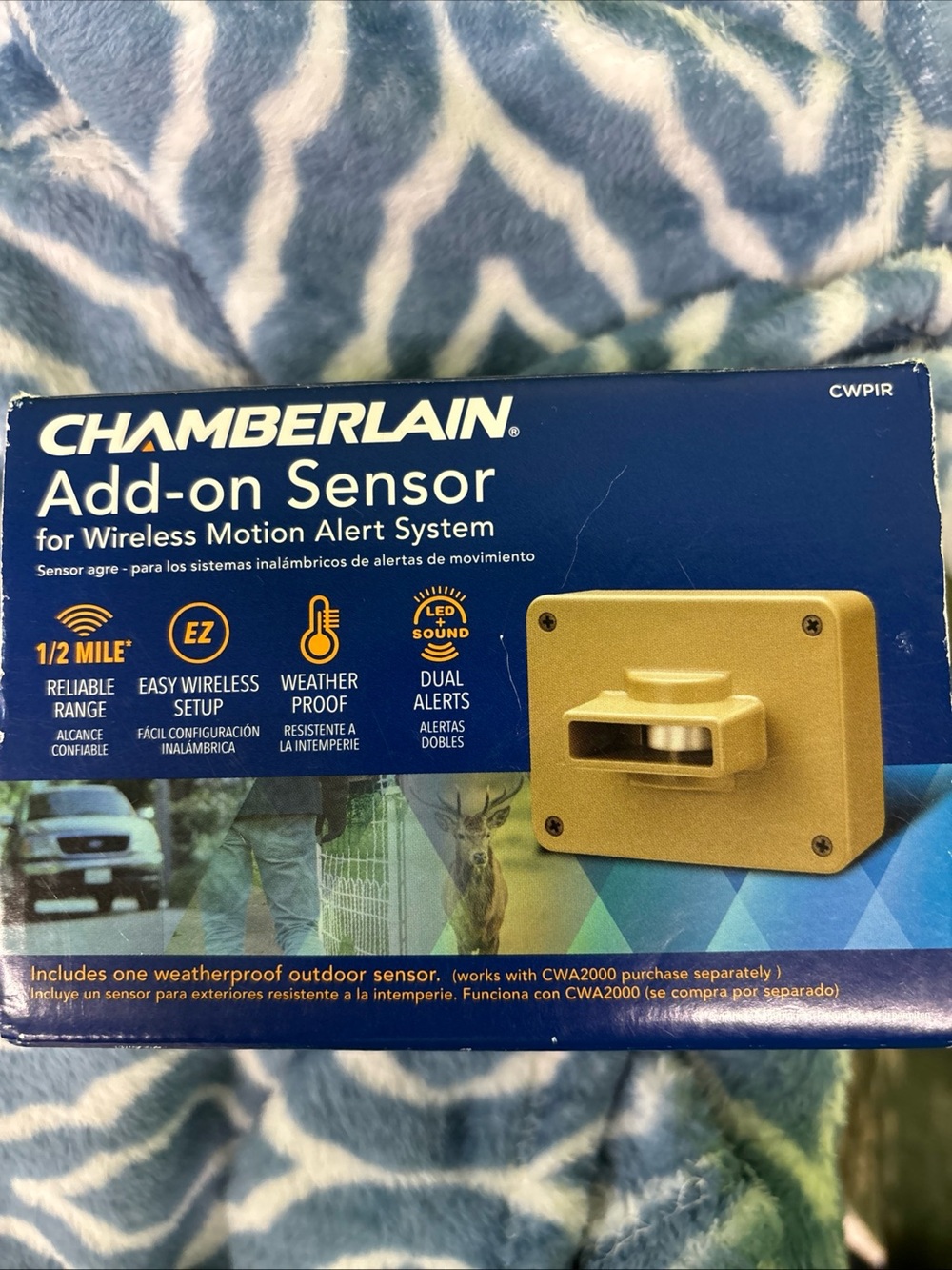 Chamberlain Add-on Sensor Wireless Motion Alert System - Gold